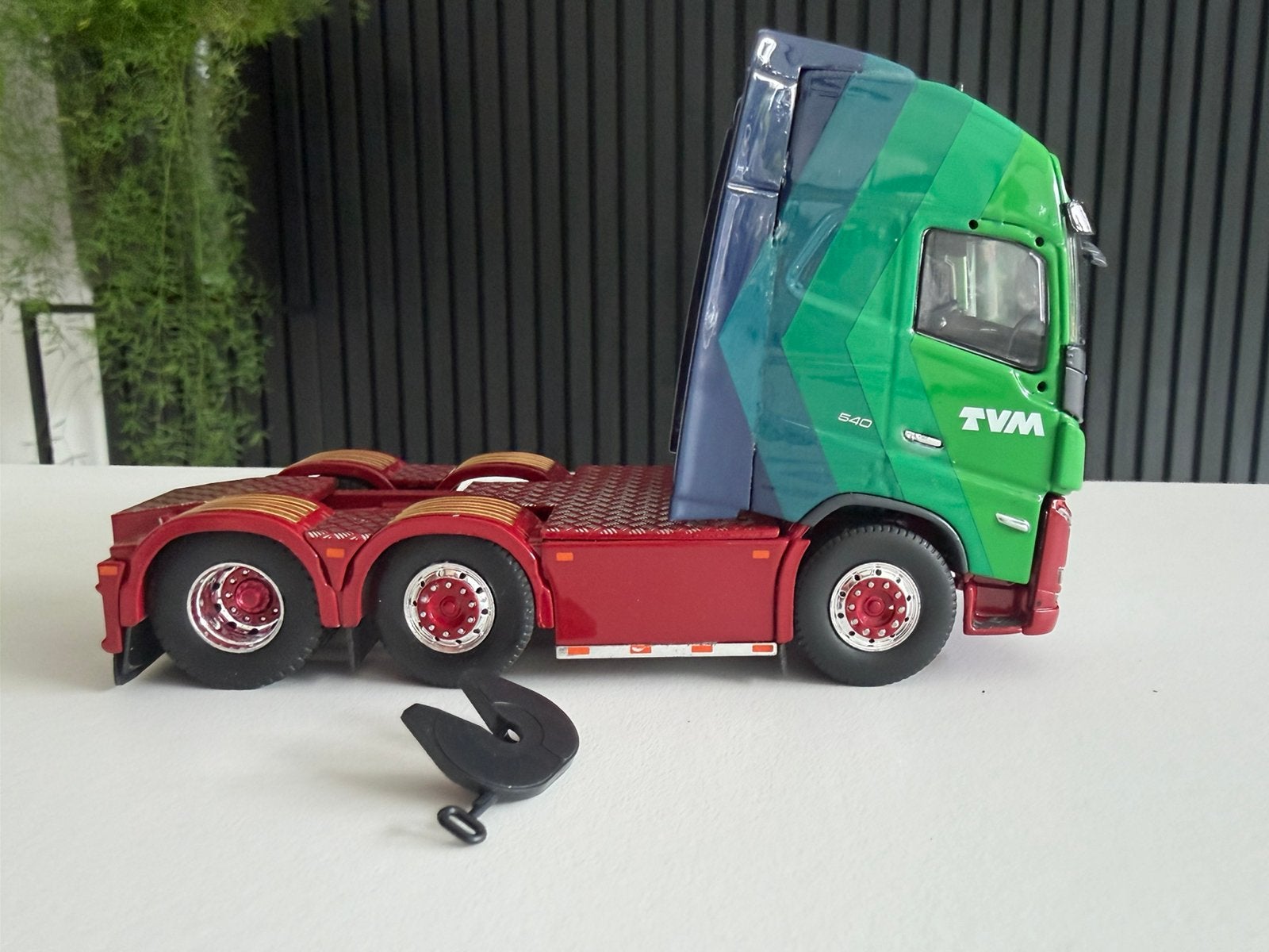 Tekno Volvo Fh5 6x2, Ophalen of Verzenden, Zo goed als nieuw, Bus of Vrachtwagen, Tekno