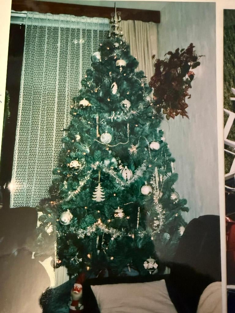 Mooie grote neppe kunst kerstboom 180 cm, Ophalen of Verzenden, Zo goed als nieuw