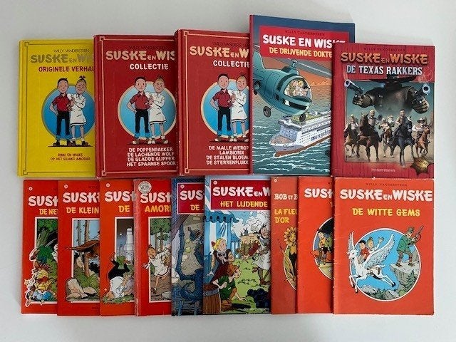 Suske en Wiske Vakantiepakket, HC/ Integraal, SC voor €10, Complete serie of reeks, Ophalen of Verzenden, Gelezen