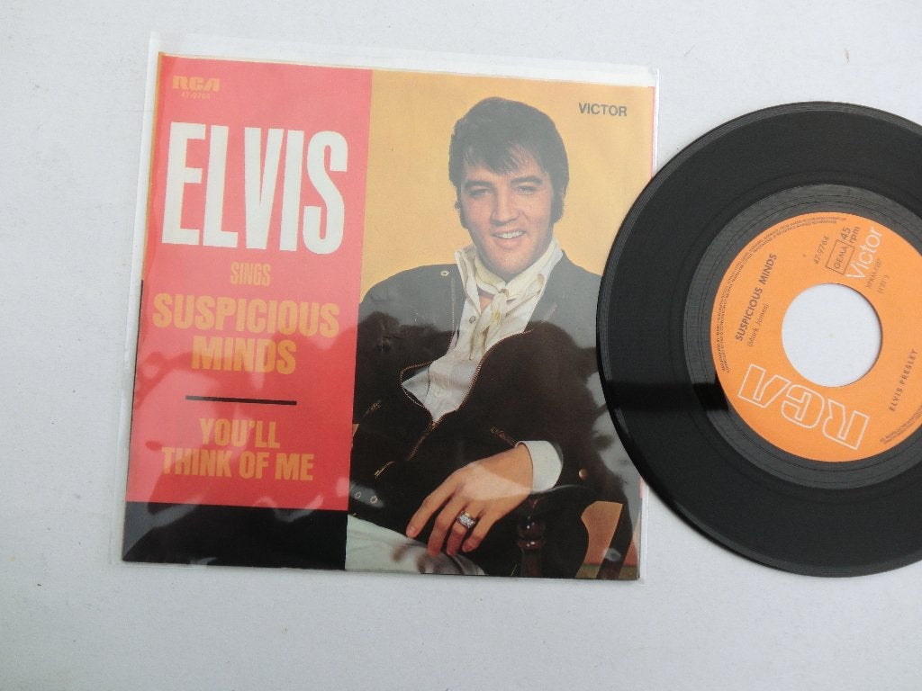 Elvis Presley Suspicious minds, 7 inch, Single, Ophalen of Verzenden, Zo goed als nieuw