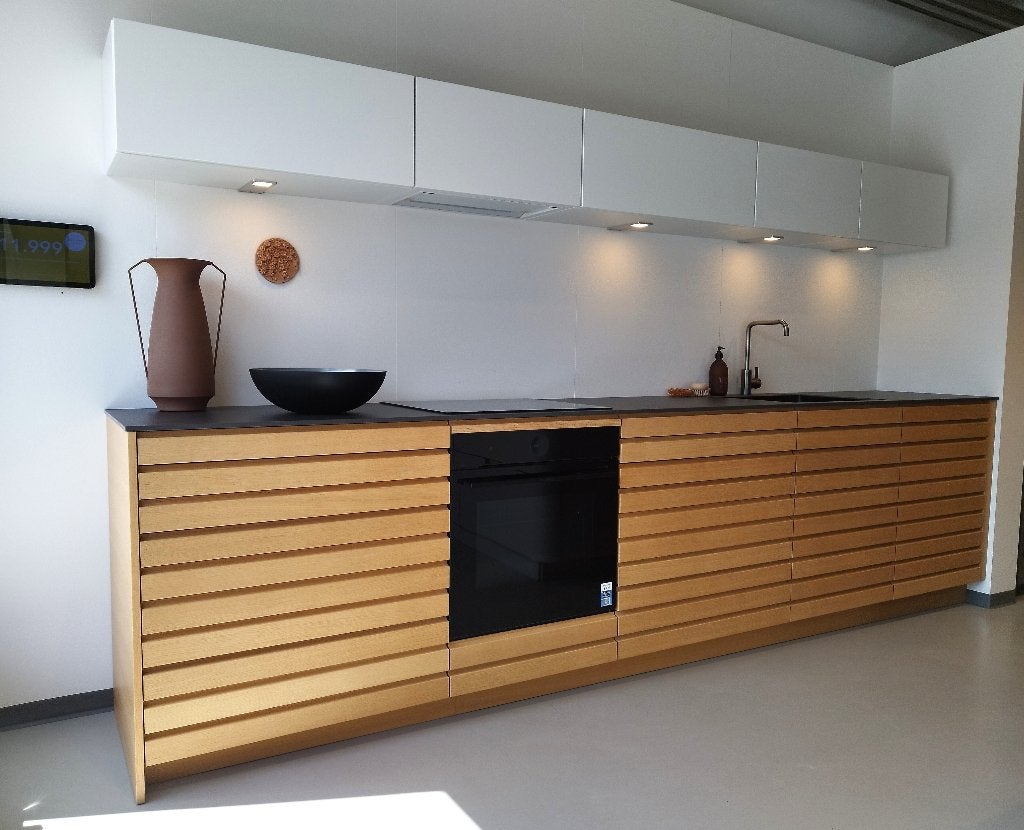 KVIK CIMA keuken licht eiken massief & VEDA wit NIEUW!, Huis en Inrichting, Complete inboedels, Ophalen