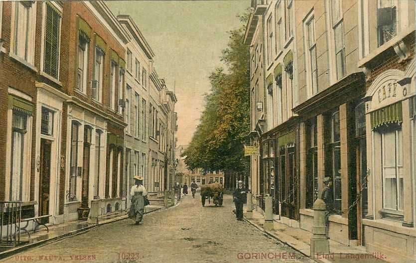 300-255-023 Gorinchem Eind Langendijk, Verzenden, Voor 1920, Zuid-Holland