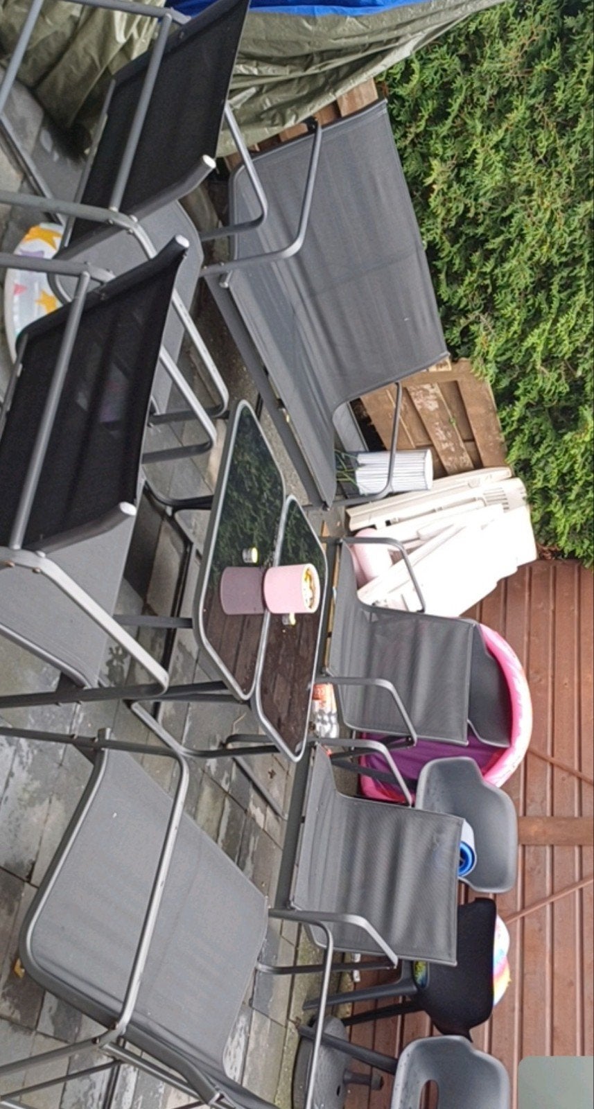 tuinset, Caravans en Kamperen, Ophalen, Campingstoel