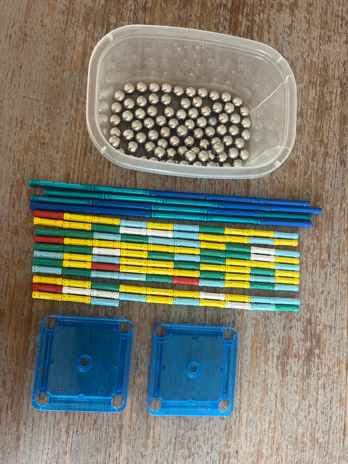Magnetisch bouwspeelgoed met staven en ballen Geomag / Xmag, Ophalen of Verzenden, Gebruikt, Overige merken