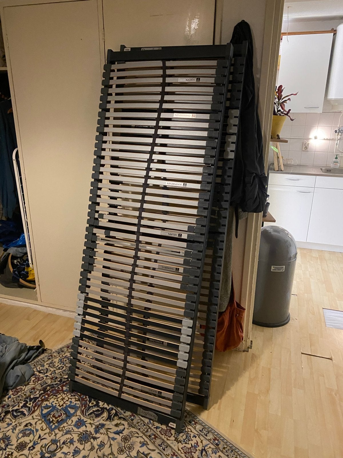 Bossflex 600 VL lattenbodem - 140x200 bed, Ophalen, Gebruikt, Tweepersoons, 140 cm