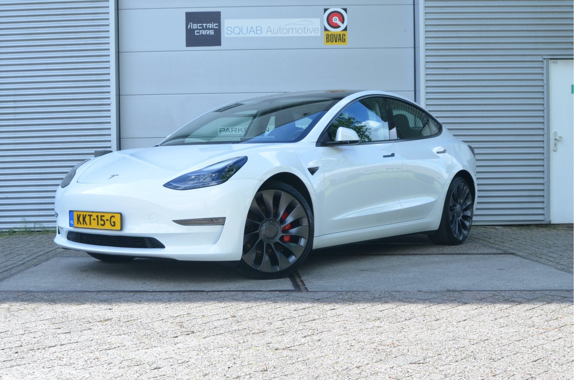 Tesla Model 3 Performance AWD 75 kWh AutoPilot3.0 Ryzen, Auto's, Automaat, Gebruikt, 491 km, Wit