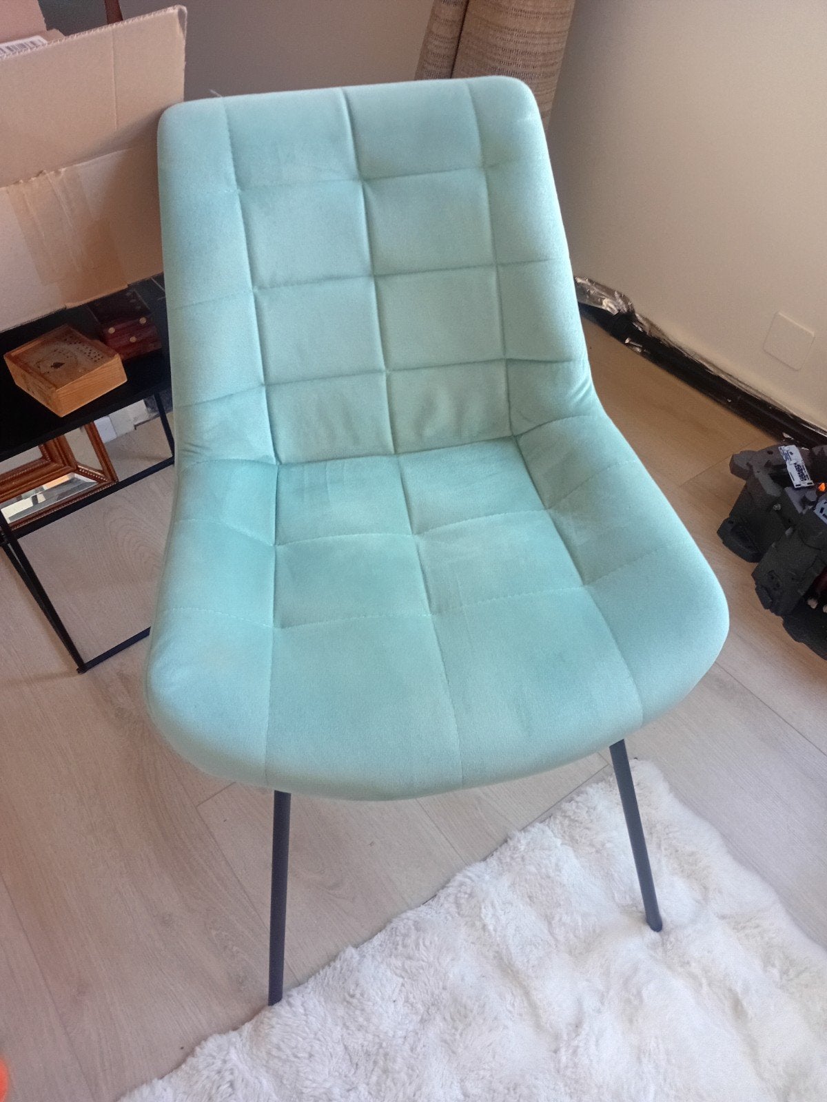 6 eetkamerstoelen - Zo goed als nieuw, Overige kleuren, Ophalen of Verzenden, Zo goed als nieuw, Metaal