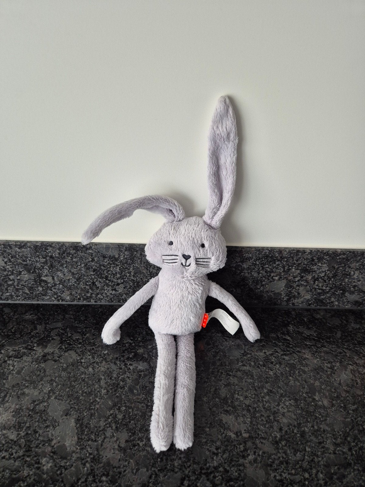 HEMA  - Knuffel Konijn lichtgrijs 33.58.3808, Kinderen en Baby's, Ophalen of Verzenden, Konijn