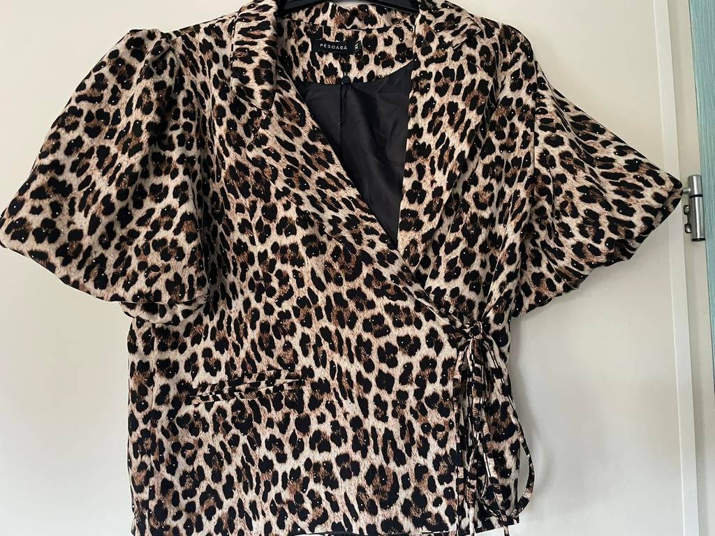 Nieuw jasje/blazer met tijgerprint Maat XL, Bruin, Verzenden, Maat 46/48 (XL) of groter, Nieuw