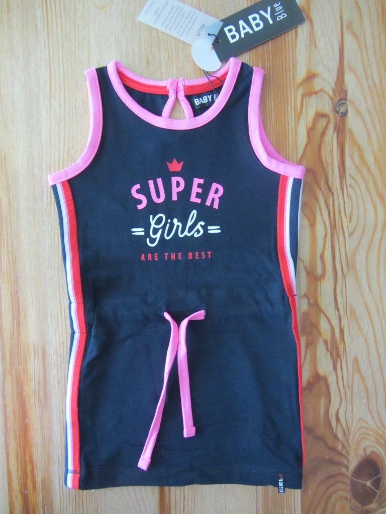 Nieuw donkerblauw zomerjurkje Baby Blue maat 80, Kinderen en Baby's, Babykleding | Maat 80, Ophalen of Verzenden, Nieuw, Meisje