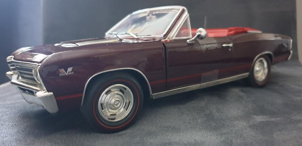 Chevrolet Chevelle SS 396 (MCACN) Autoworld 1:18, Hobby en Vrije tijd, Modelauto's | 1:18, Overige merken, Christian@diecastcompany.nl