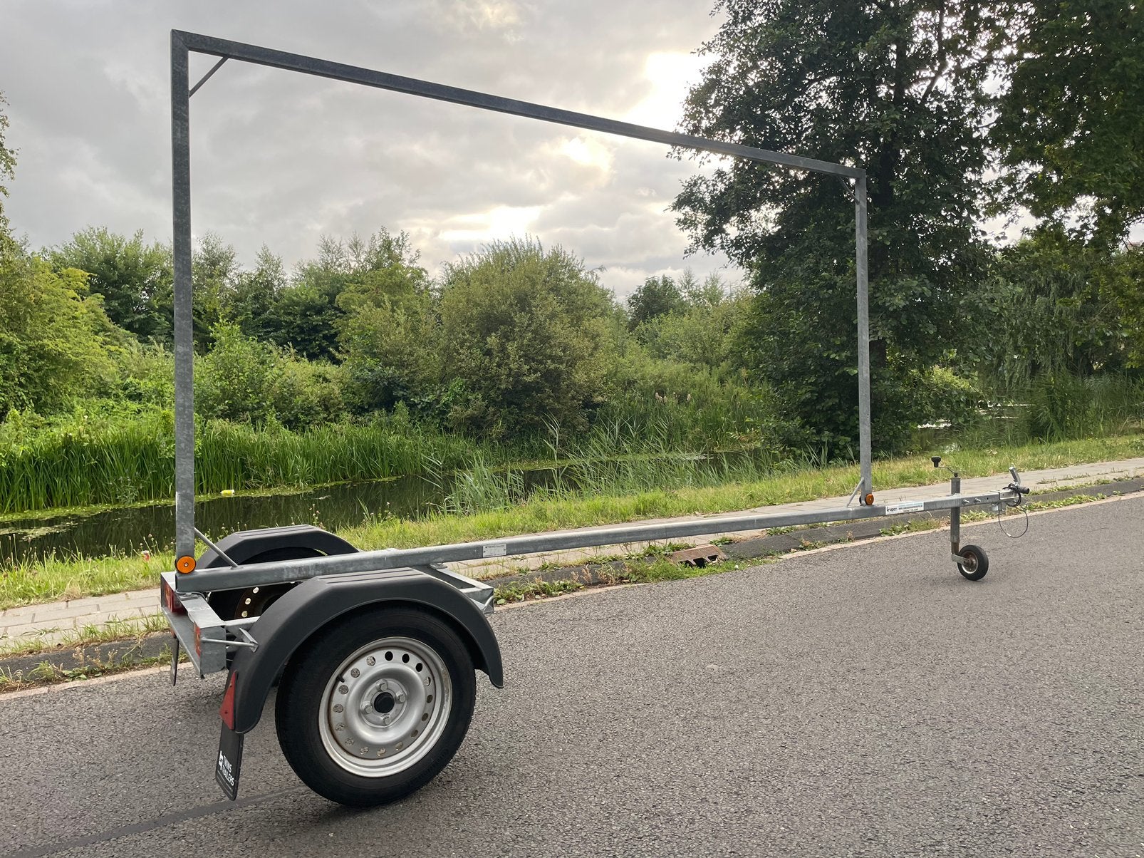 Reclame aanhanger reclame trailer, Ophalen of Verzenden, Zo goed als nieuw