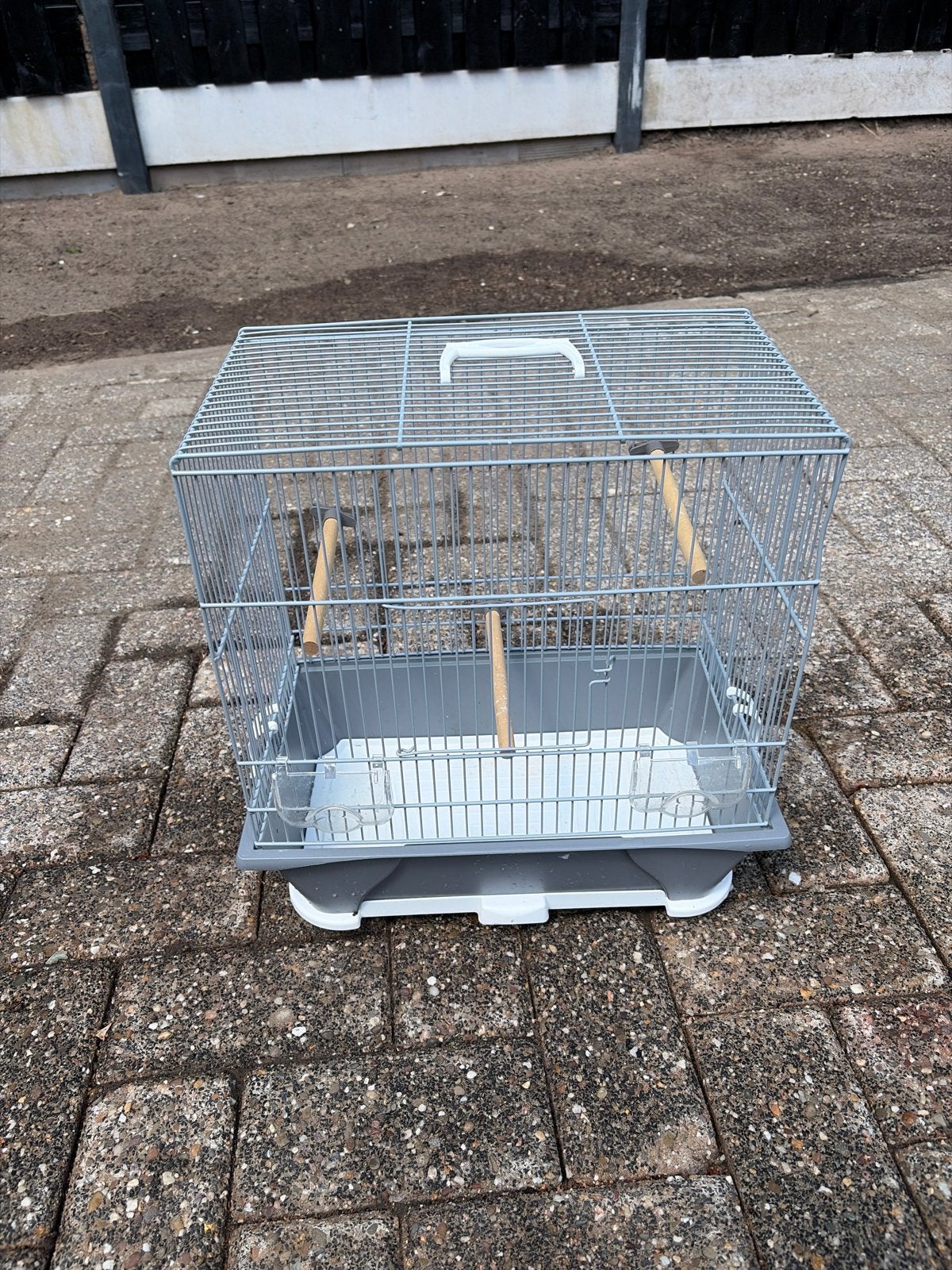 Vogel kooi, Dieren en Toebehoren, Vogels | Hokken en Kooien, Ophalen, Zo goed als nieuw, Metaal, Vogelkooi