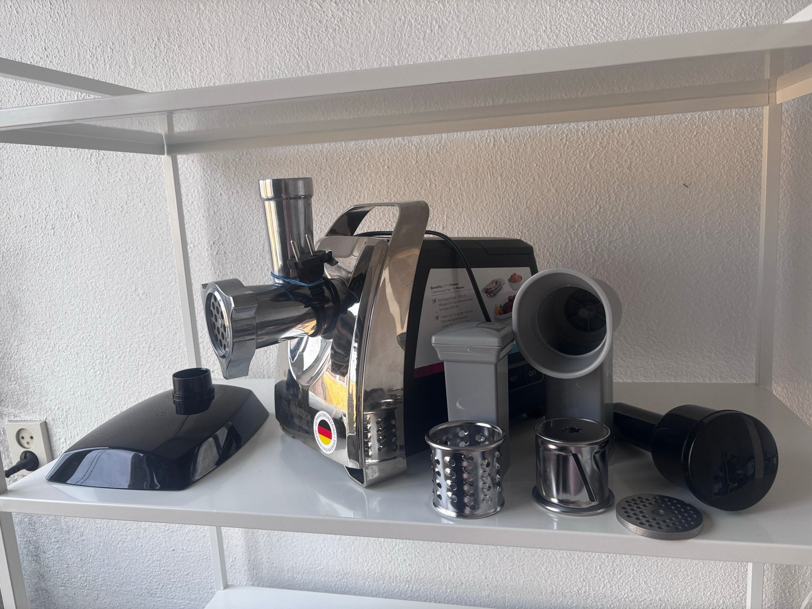Bosch ProPower Gehaktmolen - Krachtig en Veelzijdig, Ophalen of Verzenden, Zo goed als nieuw, 3 snelheden of meer
