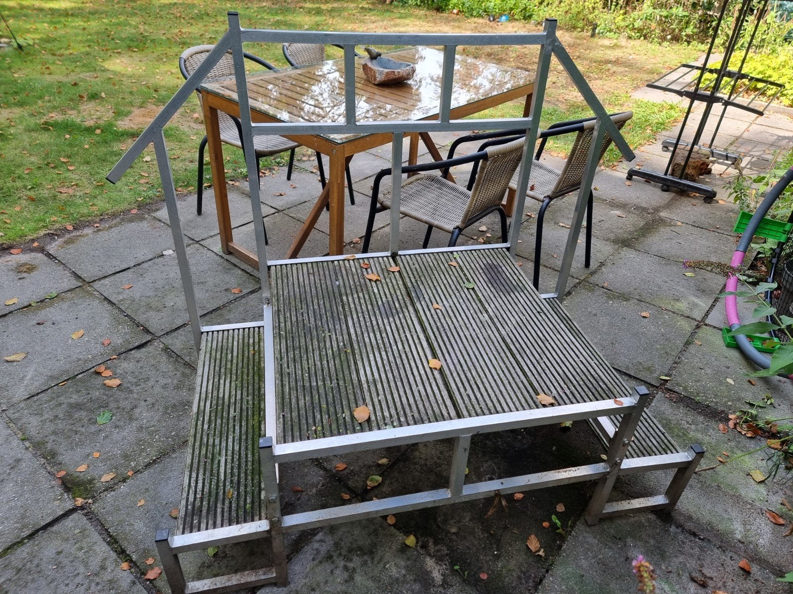 caravantrapje, Ophalen, Gebruikt