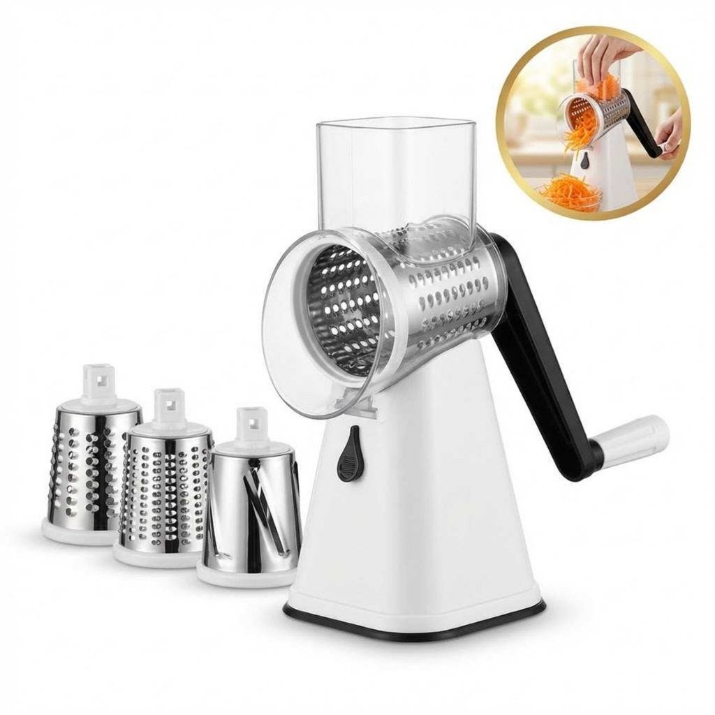 Handmatige Groente Rasp - Trommelrasp - Snijder Molen, Snijmachine, Ophalen of Verzenden, Nieuw, Wit