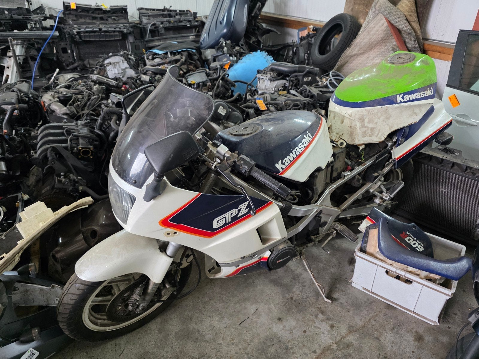 Kawasaki GPZ600R 1988 loop of sloop, Motoren, Ophalen of Verzenden