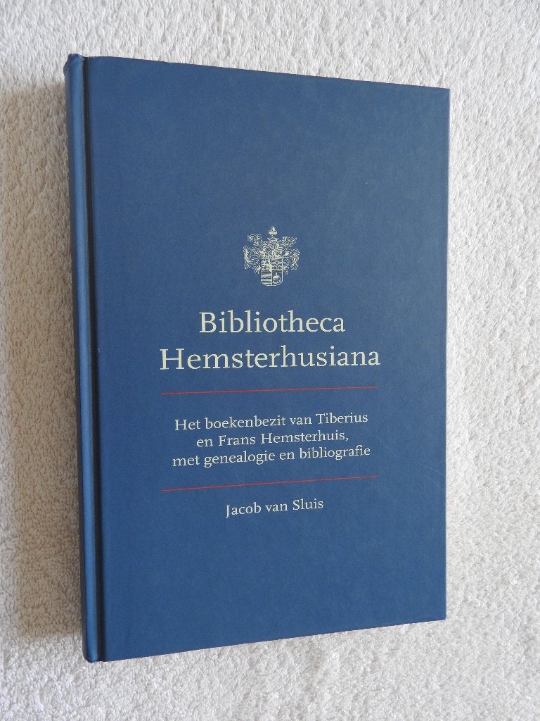 Bibliotheca Hemsterhusiana - Frans Hemsterhuis - Genealogie, Ophalen of Verzenden, Zo goed als nieuw