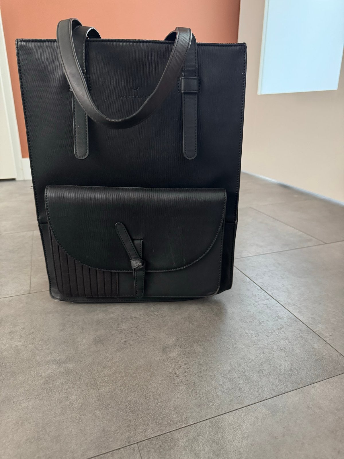 Kapton and Son tas, Ophalen of Verzenden, Gebruikt, Zwart, Shopper