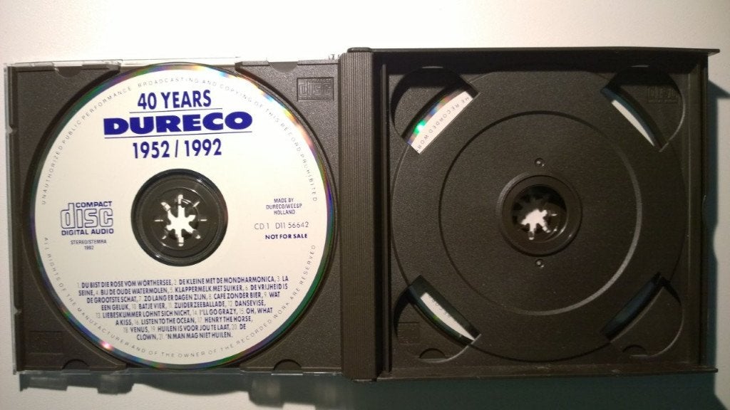 Dureco 40 Years 1952-1992, Cd's en Dvd's, Ophalen of Verzenden, Zo goed als nieuw, Pop