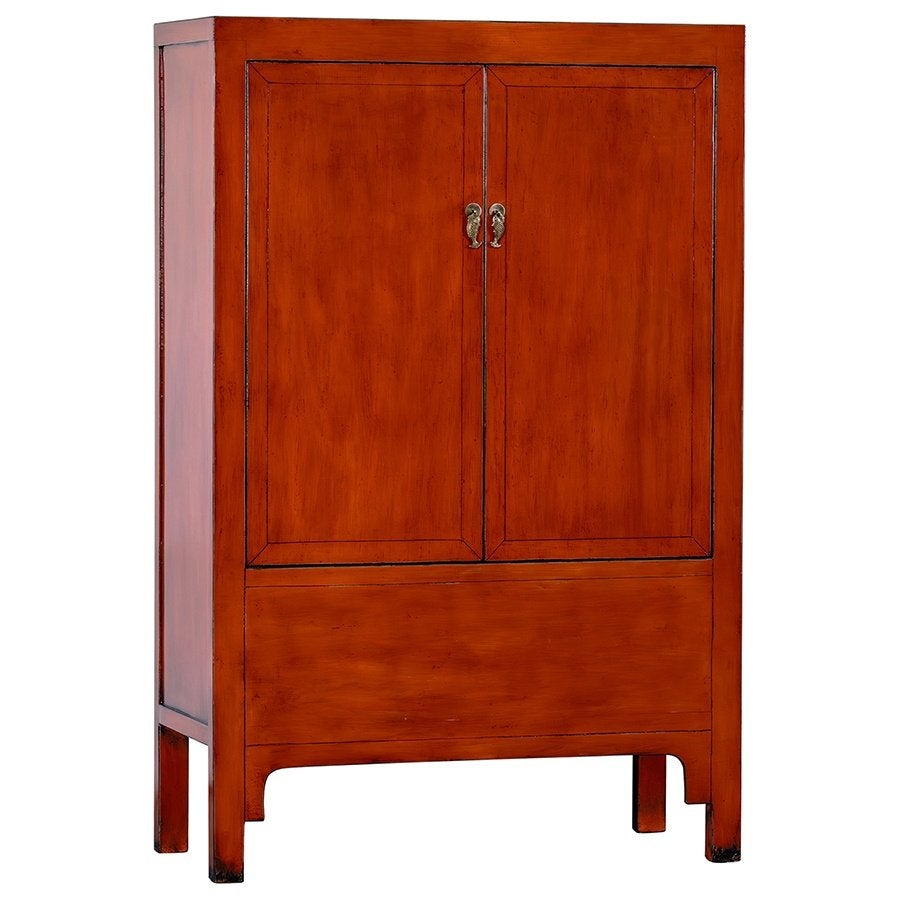 Voordelig ! Chinese dressoirs - Chinese kast - Oranje, Met deur(en), Nieuw, 25 tot 50 cm, Overige houtsoorten
