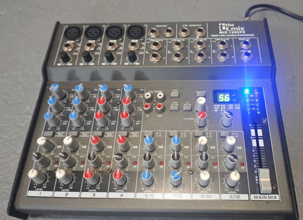 Thoman The t.mix 1202fx  12-channel FX mixer, Ophalen, Gebruikt