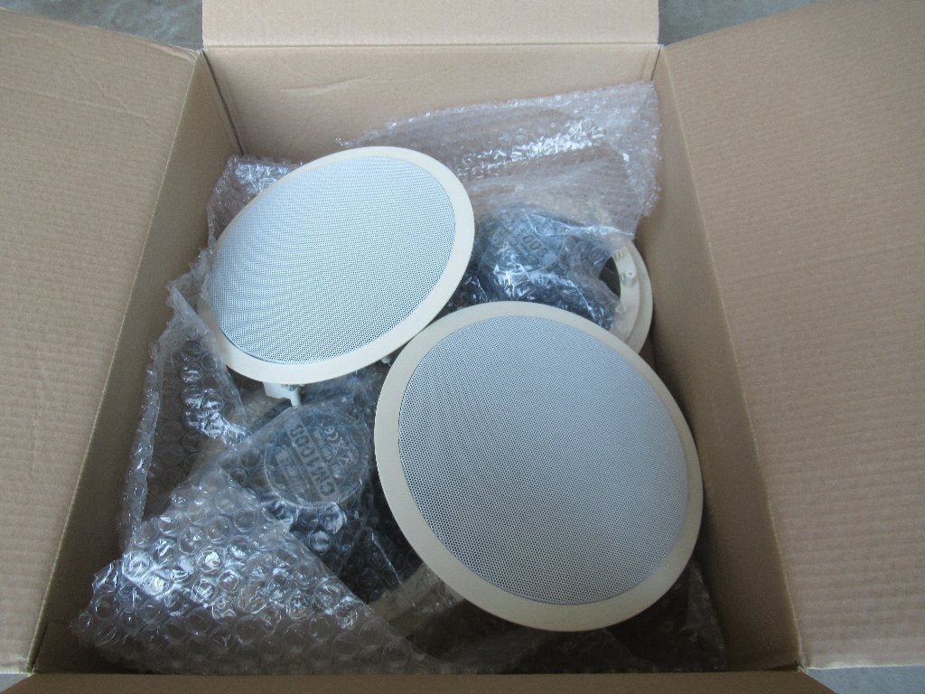 3098 ; plafondspeakers ; 4x Apart cm1008  plafondspeakers, Overige merken, Gebruikt, Overige typen, Ophalen of Verzenden
