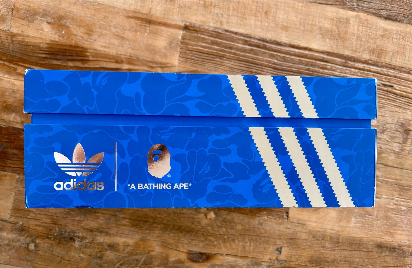 Adidas Forum 84 Low BAPE 30th Anniversary Blue Camo, Kleding | Heren, Schoenen, Ophalen of Verzenden, Zo goed als nieuw, Blauw