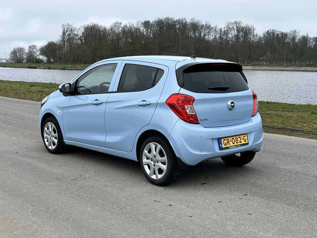 Opel KARL 1.0 ecoFLEX Edition Airco, cruise, stoel-stuurverw, Auto's, Voorwielaandrijving, 839 kg, Stof, Gebruikt