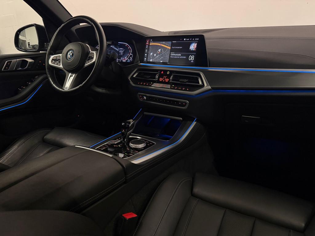 BMW X5 45e M-Sport XDrive Pano Sfeer Memory HUD 360 MAXTON 2, Automaat, Gebruikt, 394 pk, Met garantie (alle)