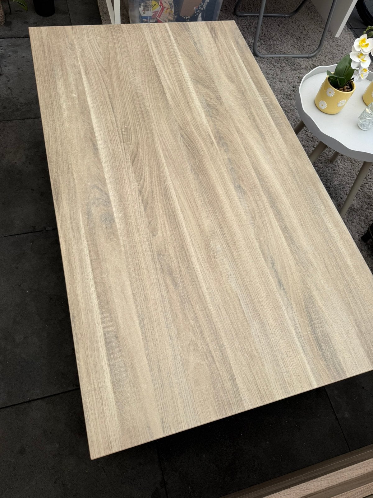 Salontafel, Ophalen, Gebruikt, 100 tot 150 cm, Eikenhout
