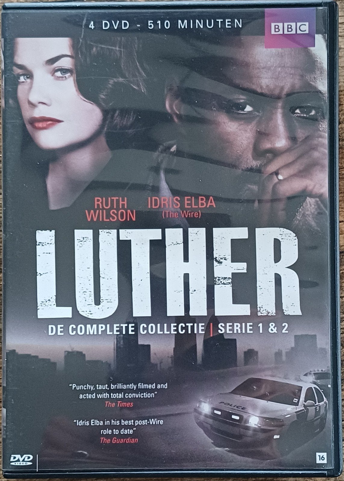 Luther - serie 1 + 2 - 4dvd box, Cd's en Dvd's, Engels, Misdaad, Nederlands, Seizoen 1