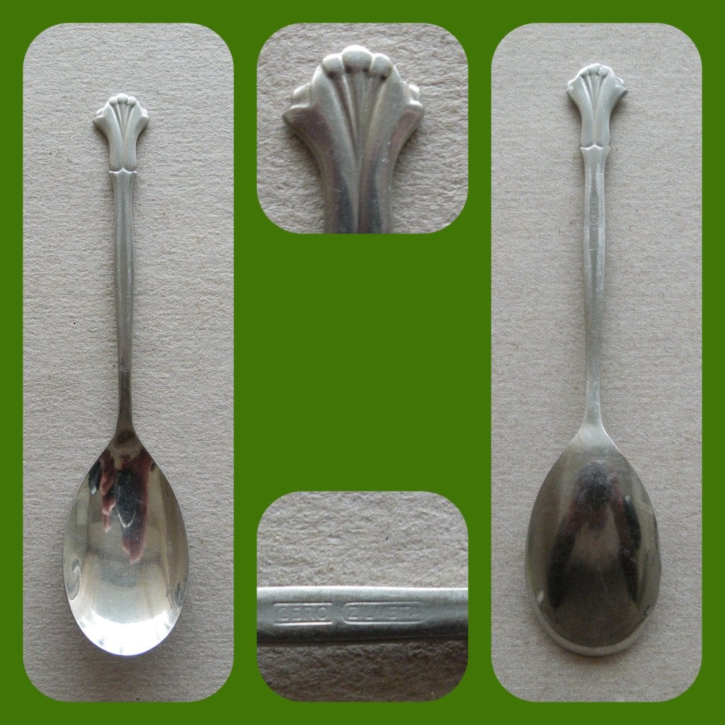 Gero lepeltje met bloem            (Verzendkosten nl € 1,40), Antiek en Kunst, Antiek | Bestek, Verzenden
