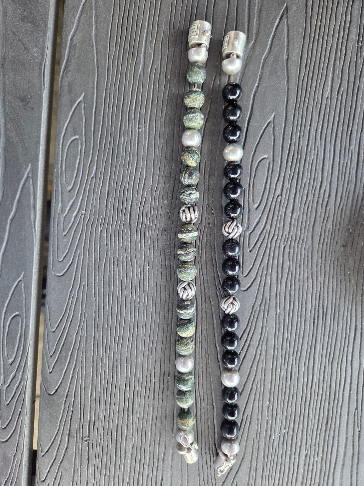 Buddha to buddha armbanden heren maat 21, Sieraden, Tassen en Uiterlijk, Armbanden, Ophalen of Verzenden, Zilver, Zilver