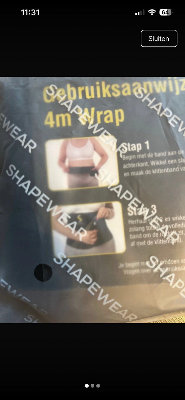 Shapewear zweetband zwart, nieuw, Ophalen of Verzenden, Nieuw, Overige typen