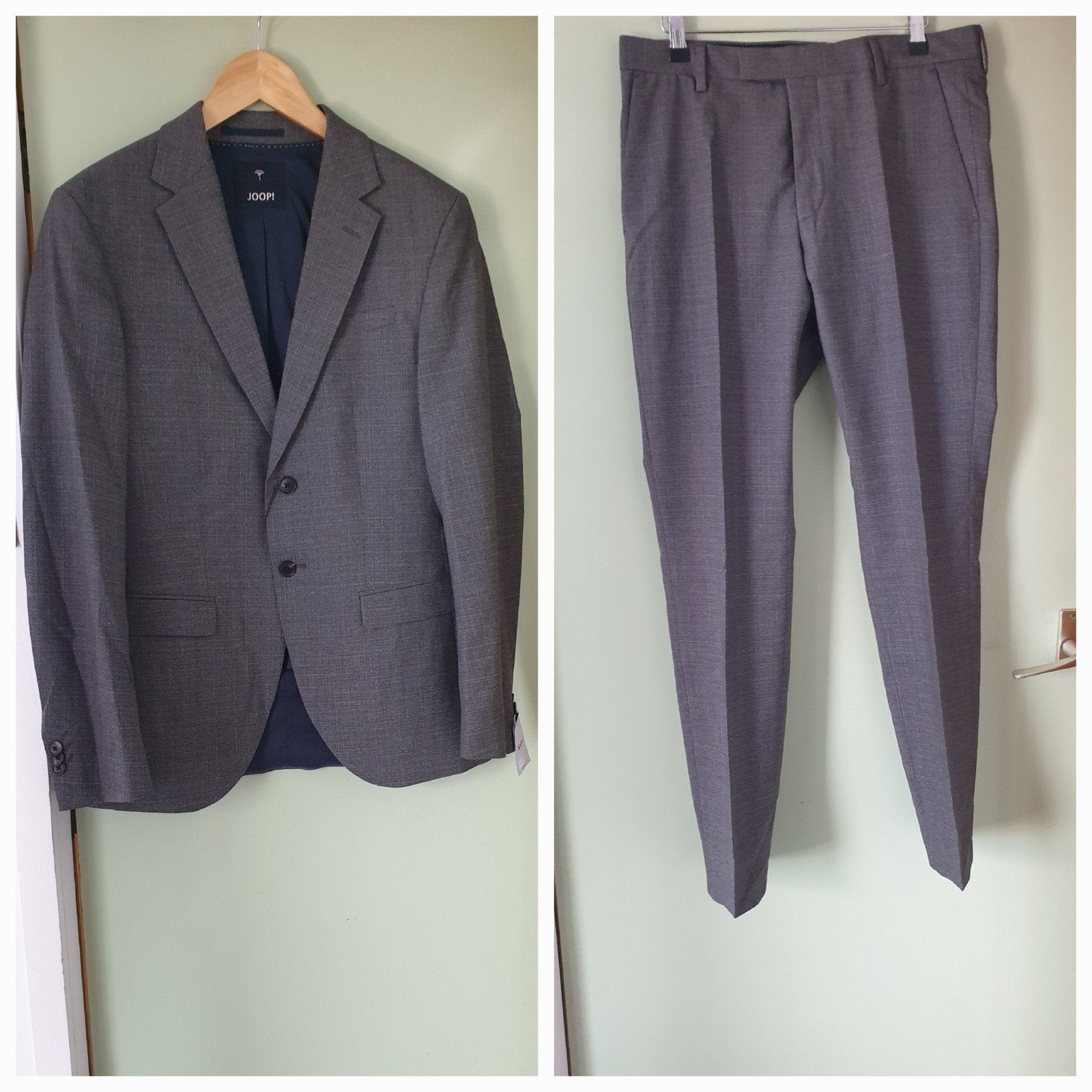 Joop Damon pak maat 48. Grijs, Kleding | Heren, Kostuums en Colberts, Joop!, Maat 48/50 (M), Nieuw, Ophalen of Verzenden