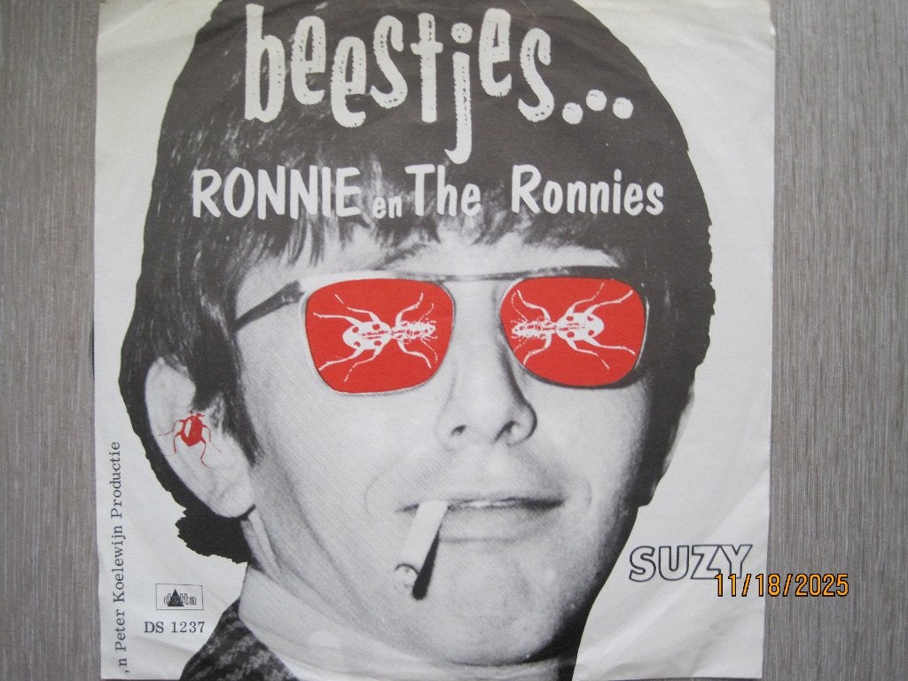 Ronnie en The Ronnies  -  Beestjes...., Cd's en Dvd's, Fotohoes, 7 inch, Ophalen of Verzenden, Zo goed als nieuw