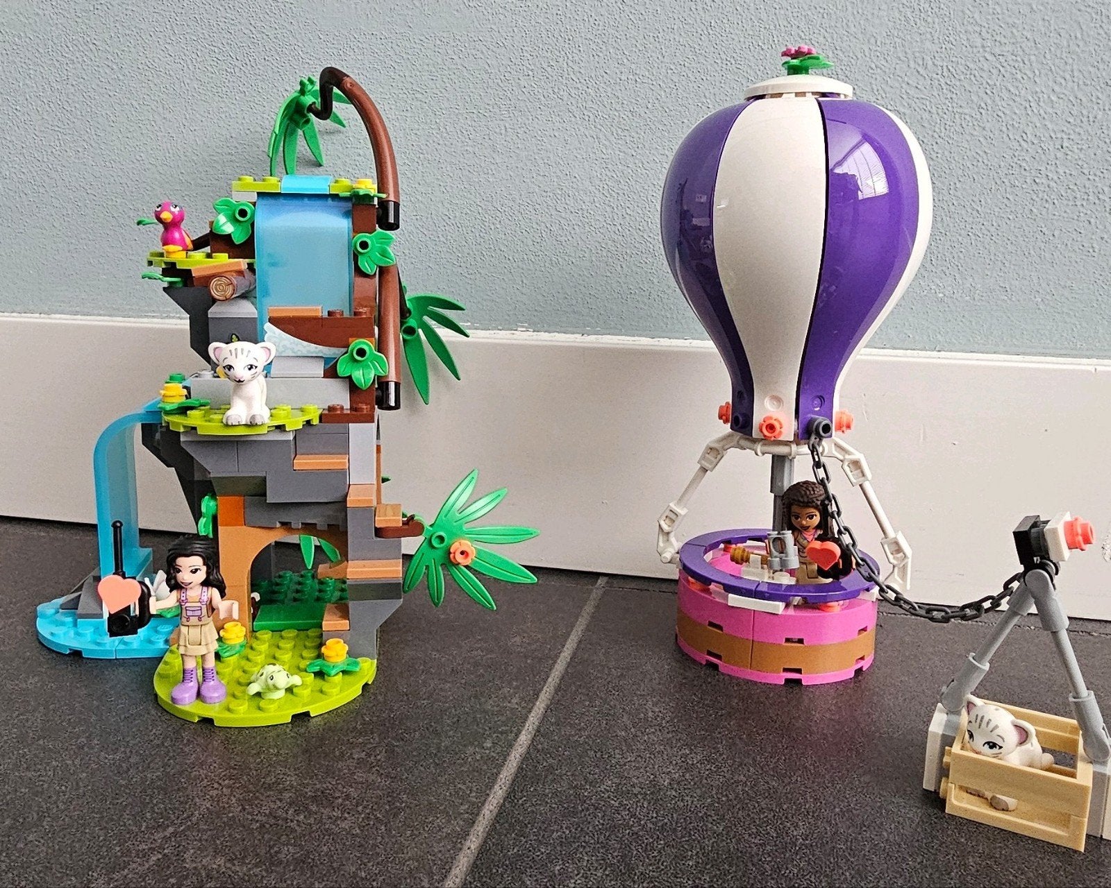 Lego Friends Tijger reddingsactie met luchtballon #41423, Ophalen, Compleet, Gebruikt, Lego