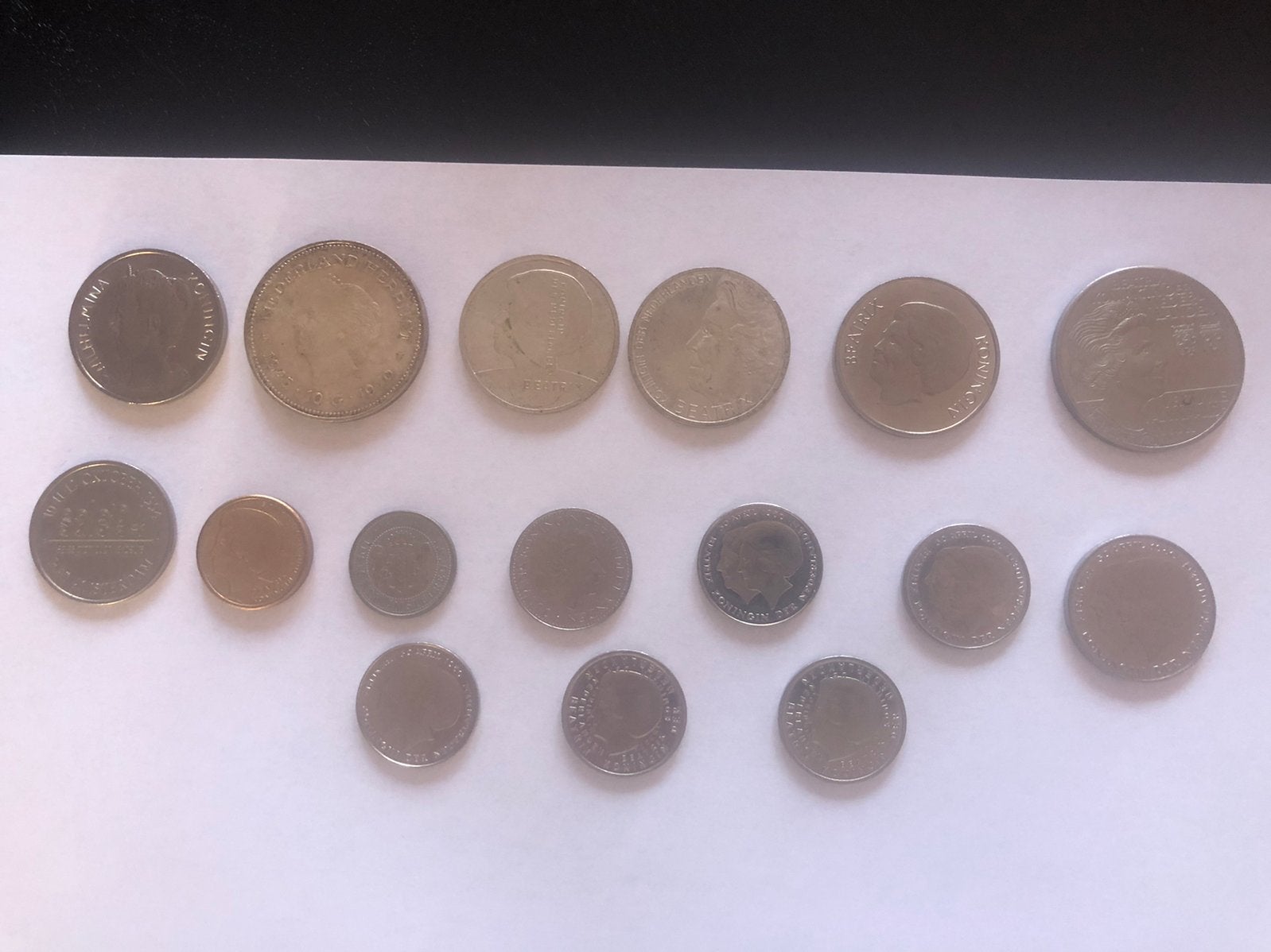 13 Nederlandse munten (o.a. 10/5/2,5/1G), Koningin Juliana, Zilver, Losse munt, Overige waardes