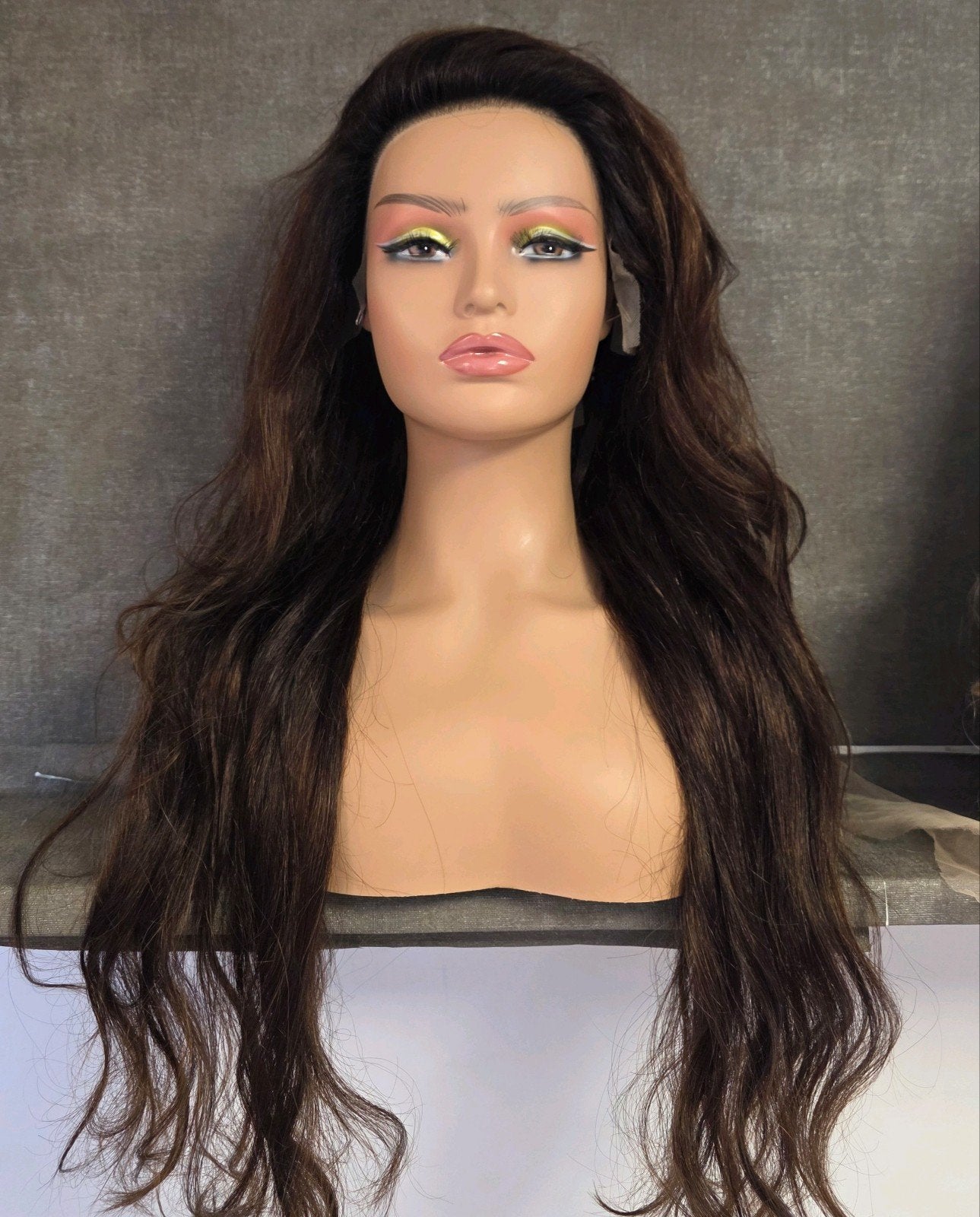 lace wig echt haar, Ophalen of Verzenden, Nieuw, Pruik of Haarverlenging