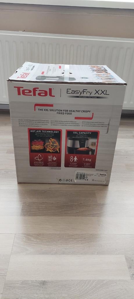Tefal EasyFry XXL Heteluchtfriteuse - ZGAN, 4 liter of meer, Ophalen, Nieuw, Uitneembare binnenpan