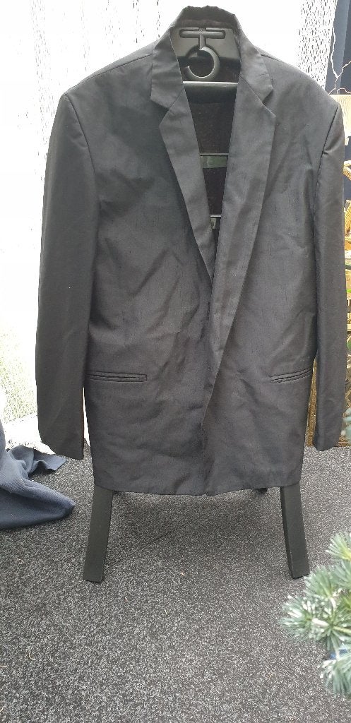 colbert, Kleding | Heren, Ophalen of Verzenden, Gedragen, Maat 48/50 (M), Zwart