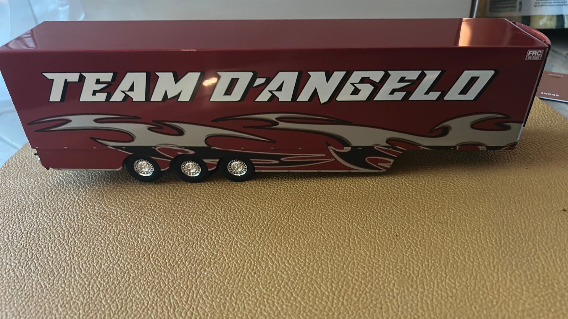 Tekno team D Angelo trailer, Hobby en Vrije tijd, Modelauto's | 1:50, Ophalen of Verzenden, Zo goed als nieuw, Bus of Vrachtwagen