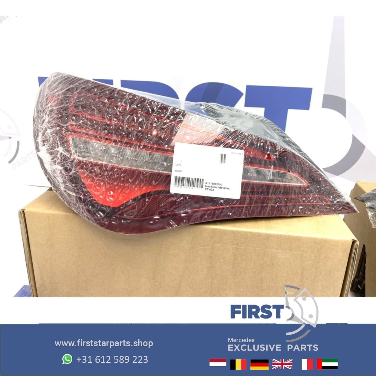 W117 CLA VOL LED FACELIFT ACHTERLICHT LINKS origineel Merced