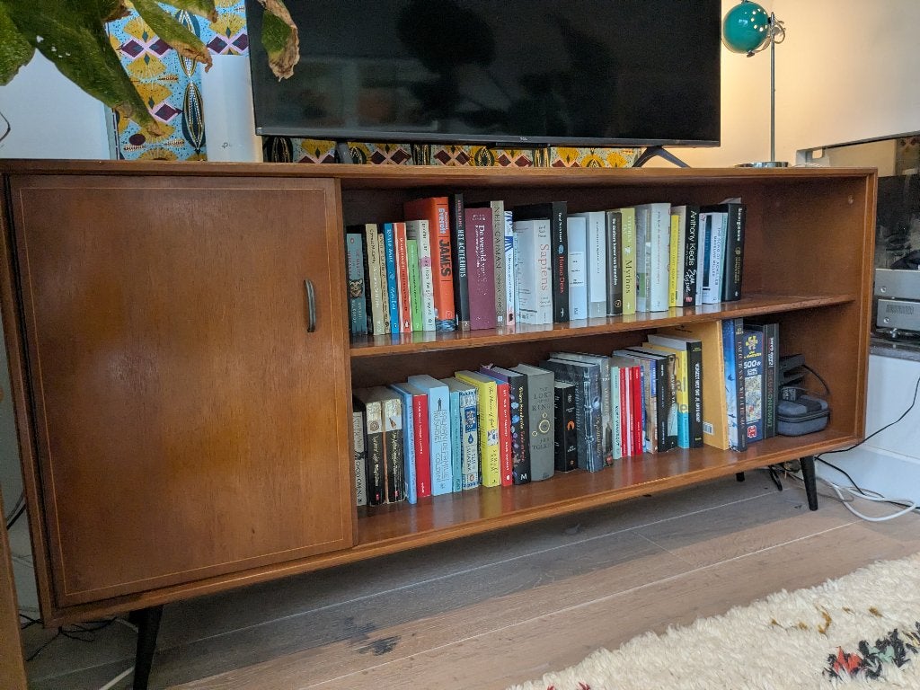 Mid century teak dressoir, Huis en Inrichting, Ophalen, Gebruikt, 150 tot 200 cm, Teakhout