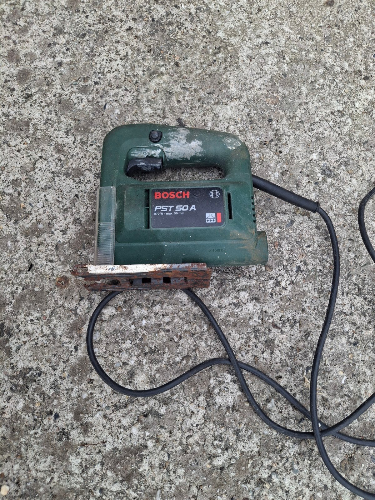 Bosch PST 50 A Decoupeerzaag - Gebruikt, Gebruikt, Decoupeerzaag, Ophalen of Verzenden, 30 tot 70 mm