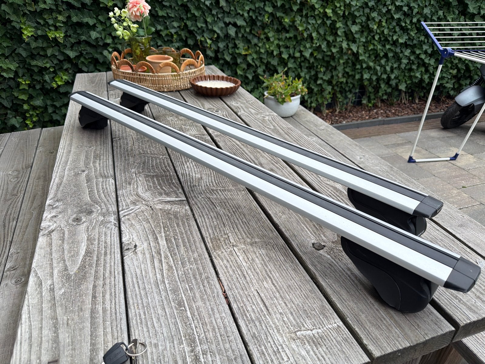 Hapro Aero 125 Alu 3 dakdragers - Max 100 kg, Auto diversen, Ophalen, Zo goed als nieuw