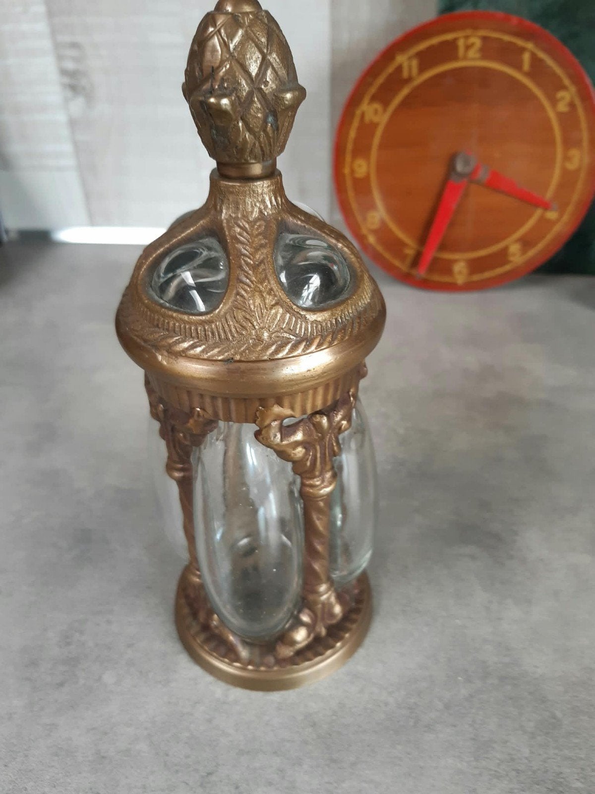 vintage apothekers pot handgeblazen oud, Antiek en Kunst, Ophalen of Verzenden