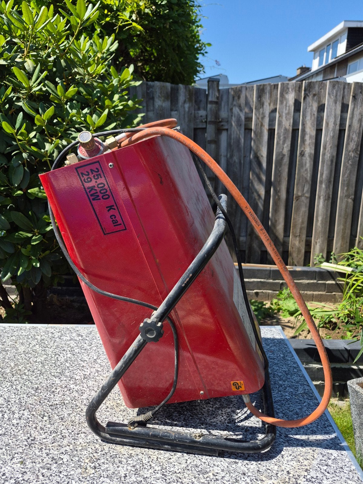 Rowi heteluchtkanon 29 kW met gasreduceer, Ophalen, Gebruikt, 800 watt of meer, Overige typen