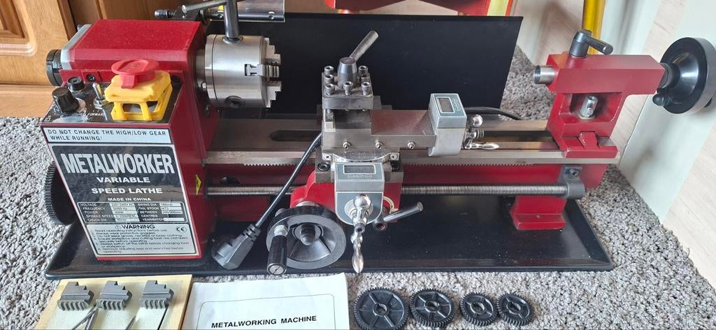 Draaibank metalworker., Doe-het-zelf en Verbouw, Draaibanken, Ophalen, Metaaldraaibank